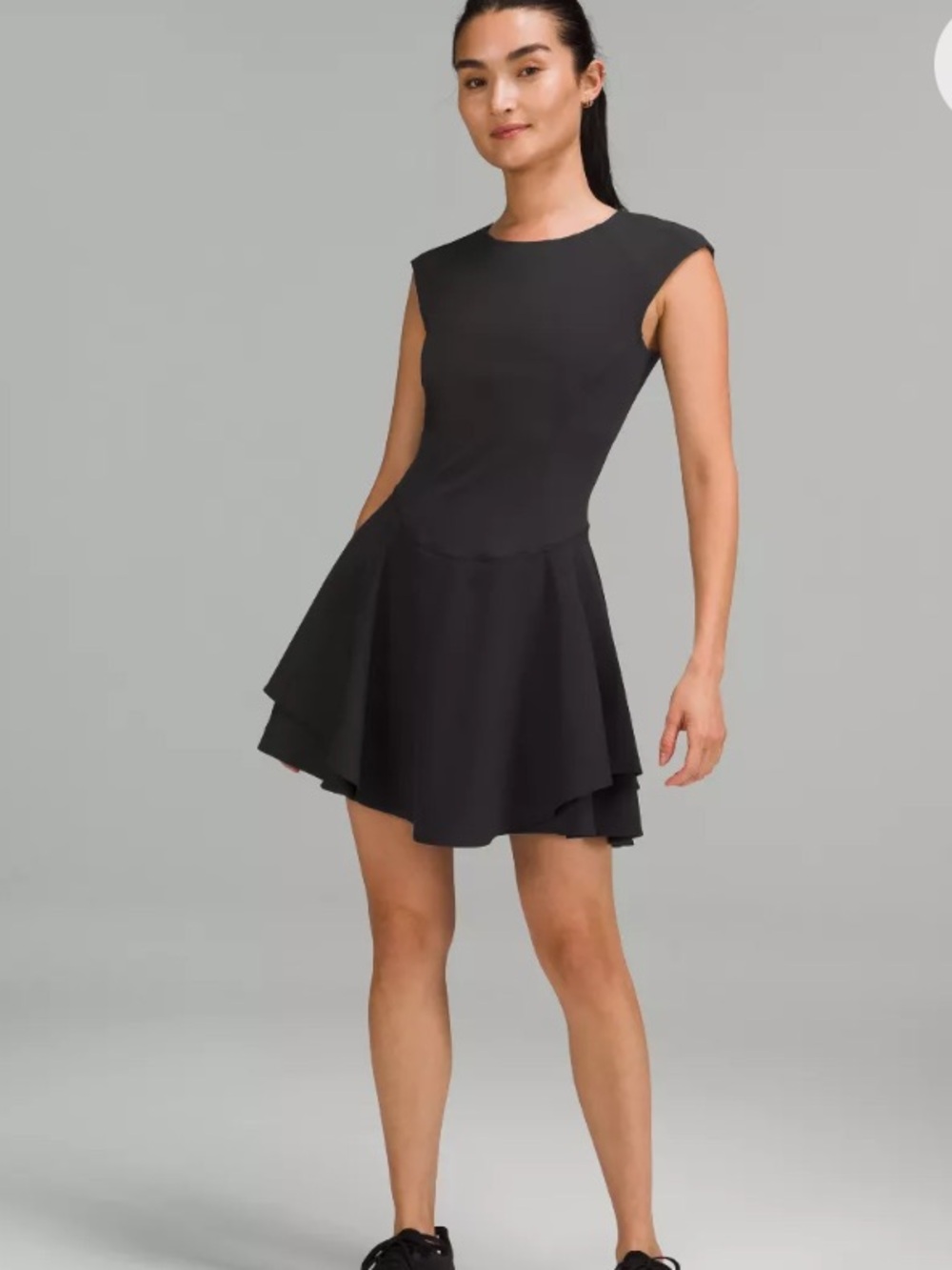 Lululemon NEW Women’s Everlux Mesh Back Tennis Dress Size 4 Black NWT Lulu